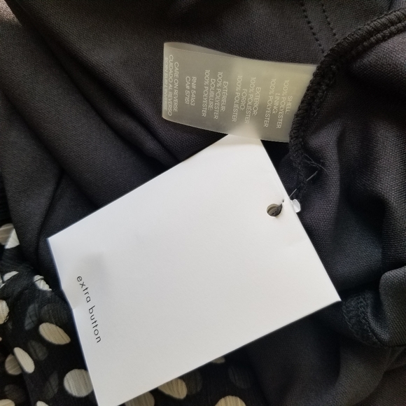 Calvin Klein Polka Dot High Low Dress Size 6 - Picture 15 of 15